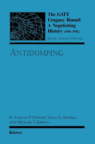Stock image for Antidumping (The Gatt Uruguay Round: a Negotiating History (1986-1992)) for sale by Lucky's Textbooks