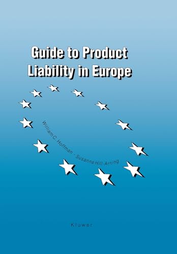 Guide to Product Liability (9789065448507) by Hoffman, William