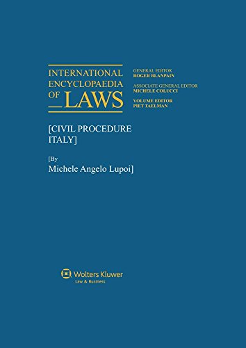 Iel civil procedure (9789065449368) by Blanpain, Roger