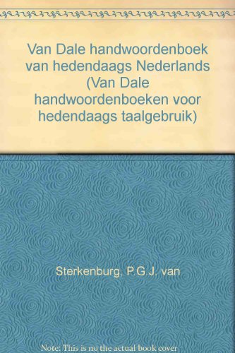 Beispielbild fr Van Dale handwoordenboek van hedendaags Nederlands (Van Dale handwoordenboeken voor hedendaags taalgebruik) zum Verkauf von medimops