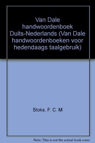 Stock image for Van Dale handwoordenboek Duits-Nederlands (Van Dale handwoordenboeken voor hedendaags taalgebruik) (Dutch Edition) for sale by medimops