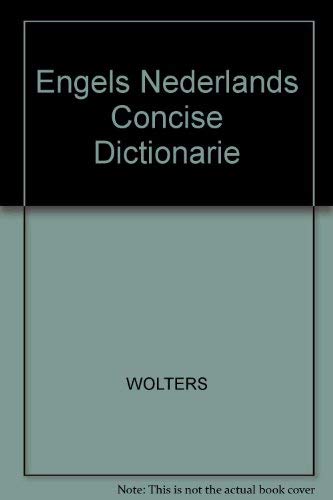 Beispielbild fr Engels Nederlands Concise Dictionarie zum Verkauf von AwesomeBooks
