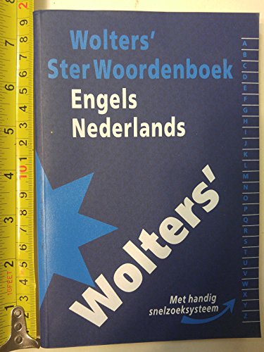 Imagen de archivo de English to Dutch Dictionary; Wolter's SterWoordenboek a la venta por SecondSale