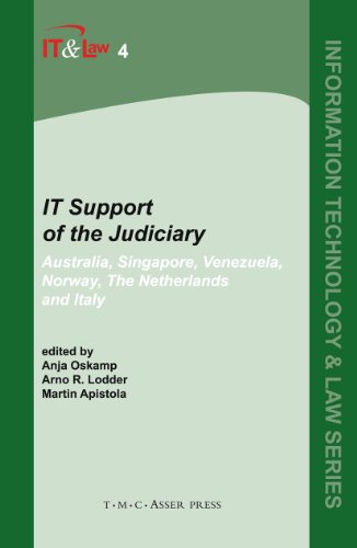 Stock image for IT Support of the Judiciary: Australia, Singapore, Venezuela, Norway, The Netherlands and Italy for sale by Book Dispensary