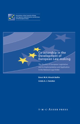 9789067041843: Co-actorship in the Development of European Law-Making: The Quality of European Legislation and its Implementation and Application in the National Legal Order