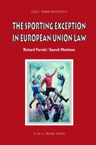 Stock image for The Sporting Exception in European Union Law for sale by ThriftBooks-Atlanta