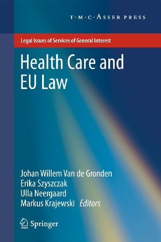 Beispielbild fr Health Care and EU Law (Legal Issues of Services of General Interest) zum Verkauf von Anybook.com