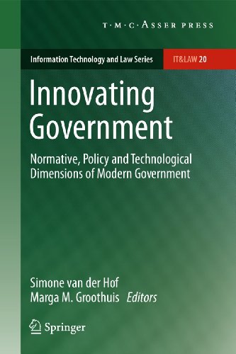 Beispielbild fr Innovating Government. Normative, Policy and Technological Dimensions of Modern Government. zum Verkauf von Gast & Hoyer GmbH