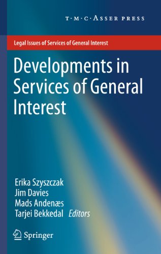 9789067048316: Developments in Services of General Interest