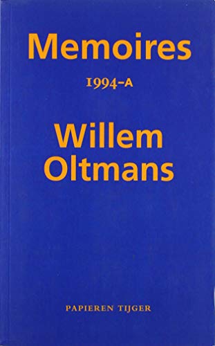 Beispielbild fr Memoires 1994-A (Memoires Willem Oltmans, 59) zum Verkauf von Buchpark