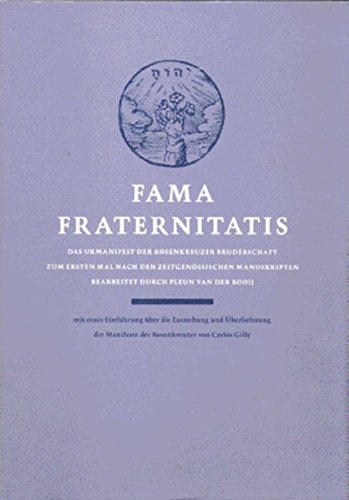 Stock image for Fama Fraternitatis -Language: german for sale by GreatBookPrices