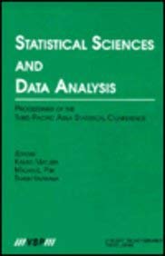 9789067641500: Statistical Sciences & Data Analysis: Proceedings of the Third Pacific Area Statistica Conference