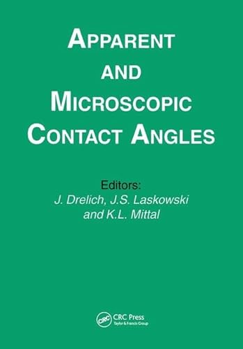 Stock image for Apparent and Microscopic Contact Angles for sale by Books From California