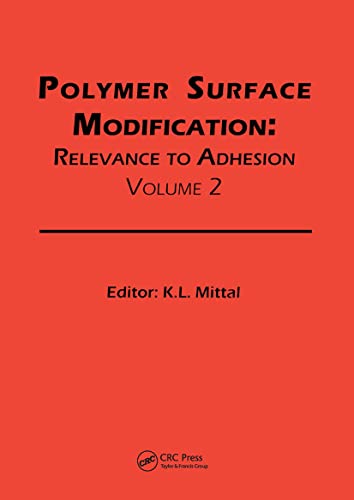 Beispielbild fr Polymer Surface Modification Relevance To Adhesion Vol 2 (Hb 2000) zum Verkauf von Basi6 International