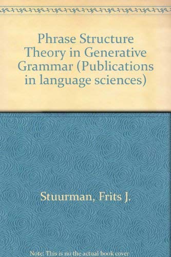 Imagen de archivo de Phrase Structure Theory in Generative Grammar (Volume 20) a la venta por Anybook.com