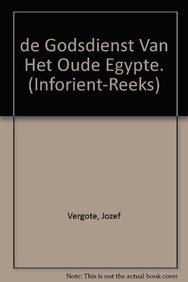 Beispielbild fr De Godsdienst van het Oude Egypte. zum Verkauf von Scrinium Classical Antiquity
