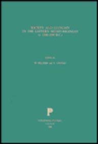 Society and Economy in the Eastern Mediterranean (1500-1000 B.C.). (Orientalia Lovaniensia Analecta) (9789068311358) by Heltzer, M