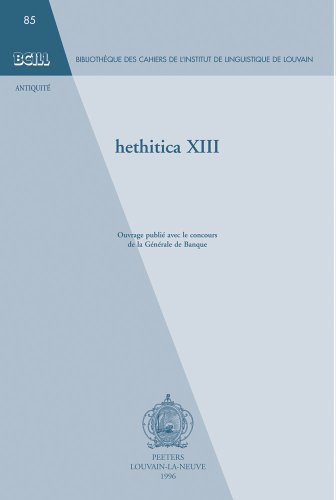Stock image for Hethitica XIII for sale by ISD LLC