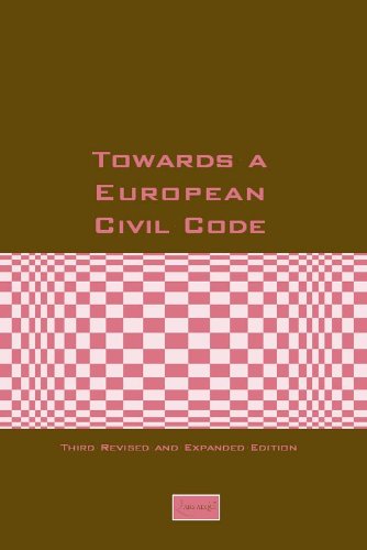 Beispielbild fr Towards a European Civil Code. Third fully revised and expanded edition. zum Verkauf von Kloof Booksellers & Scientia Verlag