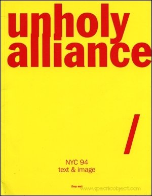 UNHOLY ALLIANCE / NYC 1994