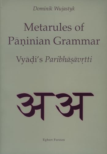 Stock image for Metarules of P??inian Grammar (2 vols.). BRILL. 1993. for sale by Books From California