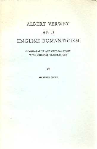 9789070043094: Albert Verwey and English Romanticism