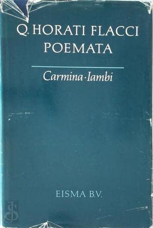 Beispielbild fr Poemata. Carmina-Iambi. zum Verkauf von Antiquariaat Schot