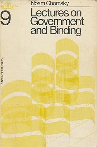 Imagen de archivo de Lectures on Government and Binding (Studies in generative grammar) a la venta por Big River Books