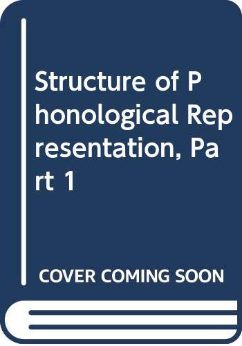 Beispielbild fr The Structure of Phonological Representations (Volume 1) (Linguistic Models) zum Verkauf von Anybook.com