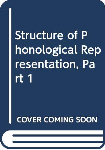 9789070176532: Structure of Phonological Representation, Part 1