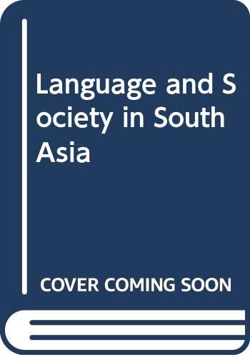 Imagen de archivo de Language and Society in South Asia (Publications in Language Sciences 10) a la venta por Antiquariaat Schot