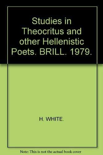 Stock image for Studies in Theocritius and Other Hellenistic Poets for sale by Murphy-Brookfield Books