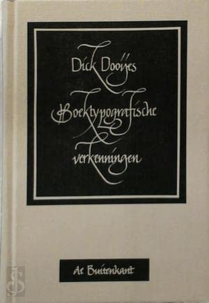 Boektypografische verkenningen. - DOOIJES, DICK