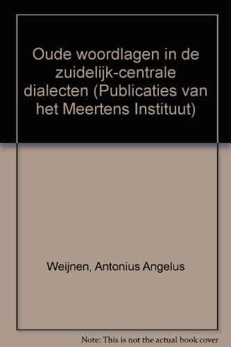 Beispielbild fr Oude woordlagen in de zuidelijk-centrale dialecten. zum Verkauf von Kloof Booksellers & Scientia Verlag