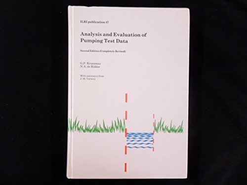 Imagen de archivo de Analysis and Evaluation of Pumping Test Data, 2nd Revised Edition a la venta por Recycle Bookstore