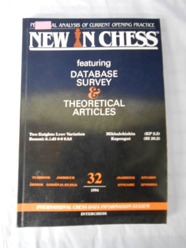 9789071689659: NEW IN CHESS: FEATURING DATABASE SURVEY AND THEORETICAL ARTICLES. - Sosonko, Genna & Paul van der Sterren.