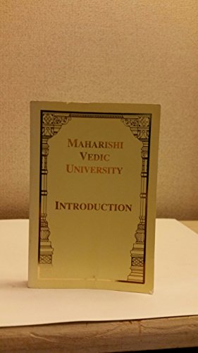 Stock image for Maharishi Vedic University--Introduction for sale by Save With Sam