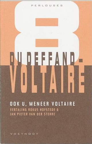 Beispielbild fr Ook u, meneer Voltaire: zes brieven (Perlouses, 8) zum Verkauf von medimops