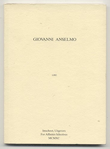 9789072191151: Giovanni Anseimo