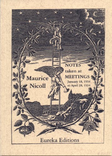 Stock image for Notes taken at Meetings 1934: January 18, 1934 to April 28, 1934 for sale by GF Books, Inc.
