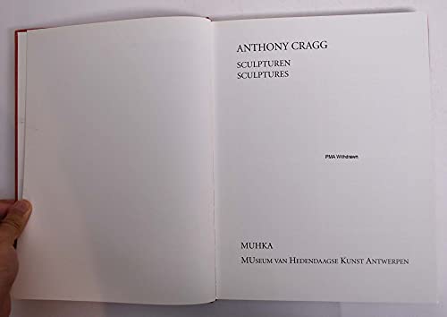 Beispielbild fr Anthony Cragg - Sculpturen/Sculptures. Katalog zur Ausstellung in Antwerpen vom 07.10.2000 bis 21.02.2001. zum Verkauf von Klaus Kuhn Antiquariat Leseflgel