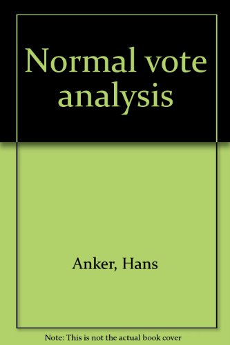 Normal vote analysis (9789073052376) by Anker, Hans