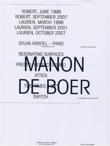Imagen de archivo de Manon de Boer a la venta por Midtown Scholar Bookstore