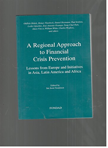 9789074208192: A Regional Approach to Financial Crisis Prevention