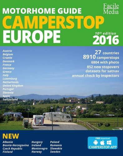 Beispielbild fr Motorhome guide Camperstop Europe 27 countr. 2016 GPS facile zum Verkauf von WorldofBooks