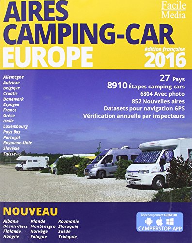 9789076080451: AED AIRES CAMPING-CAR EUROPE 2016 (GUIDES - Divers)