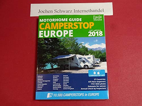 9789076080543: Motorhome Guide Camperstop Europe 27 Countries 2018 (2018)