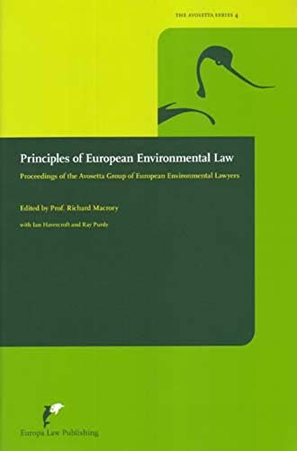 Beispielbild fr Principles of European Environmental Law zum Verkauf von Anybook.com