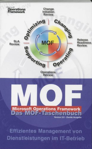 9789077212530: Microsoft Operations Framework: A Pocket Guide (Das MOF Taschenbuch)