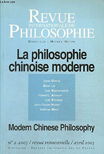 9789077723067: Philosophie chinoise, La